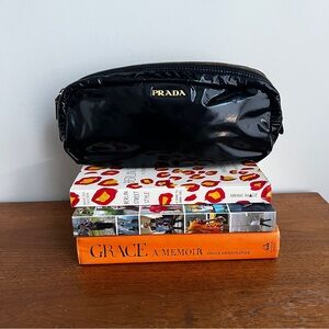 Prada Glossy Black Patent Clutch